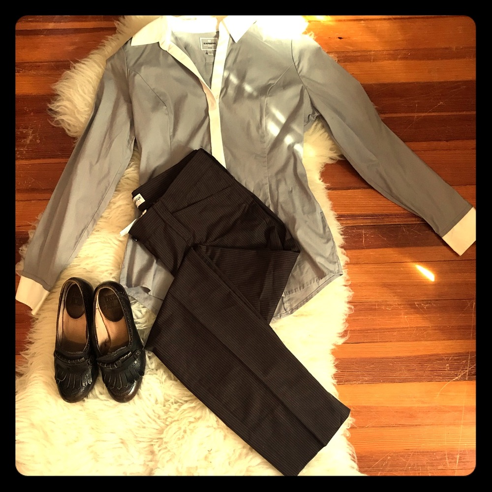 D & G pinstripe pants never worn !
